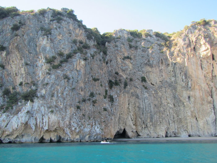 Palinuro et ses belles falaises blanches